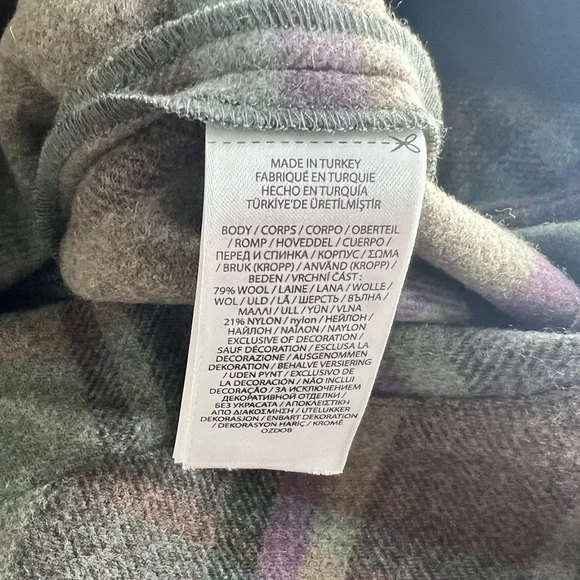 Lauren Ralph Lauren Women’s Plaid Fringe Trim Tweed Mini Skirt - Picture 15 of 16